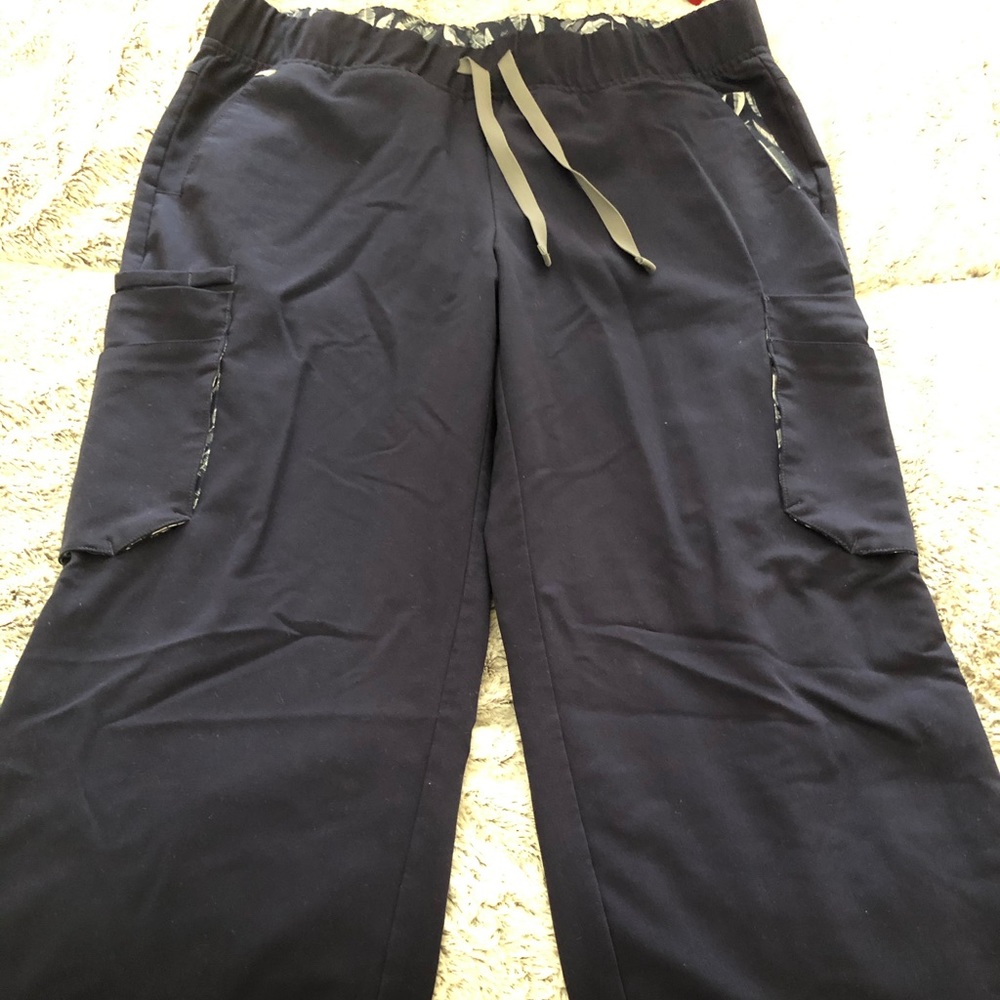 Figs wide leg scrub pants